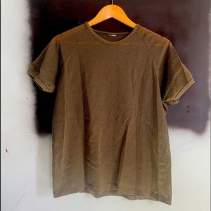 Army Green Mesh Tee